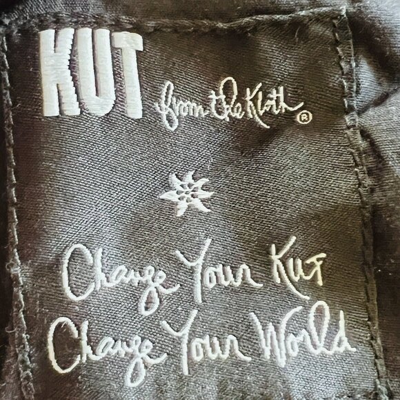 Kut from the Kloth Women Farrah Baby Boot Low Rise Blue Jeans Size 2   W29"xL32" - Picture 13 of 14